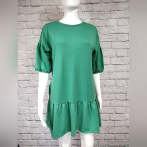 🍉5 for $25* Velvet Torch Ruffle Hem Dress